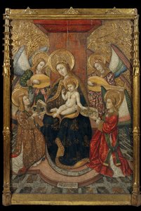 Virgen y ángeles